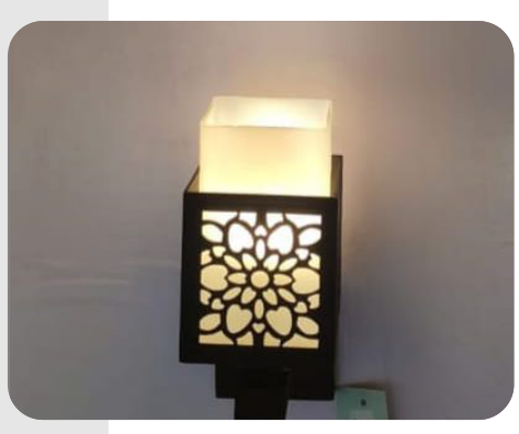 Crystal Cylinder Wall Lamp
